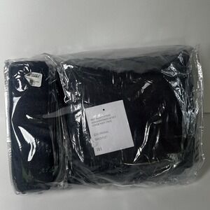 Restoration Hardware Brushed Cotton Shadowstripe Duvet Cover Navy Twin 602176